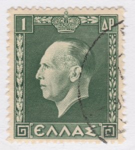 1937 GREECE King George II 1d Used Stamp LR91-