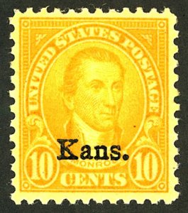 U.S. #668 MINT OG LH