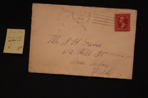 Scott US 279b cover to Ann Arbor MI (#560)