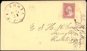 Victoria County Victoria ( Postal History ), 1858