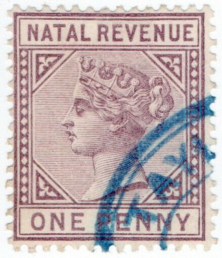 (I.B) Natal Revenue : Duty Stamp 1d