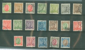 Iceland #108-126 Used Single (Complete Set)