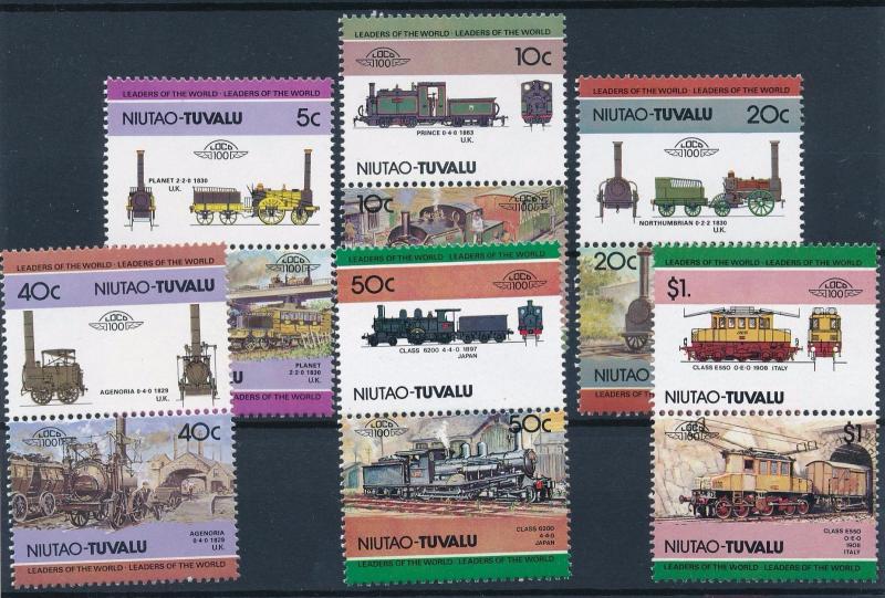 [63583] Tuvalu Niutao 1984 Railway Train Eisenbahn Chemin de Fer  MNH