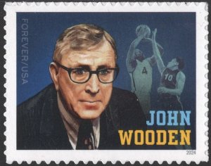 SC#5833 (Forever) John Wooden Single (2024) SA