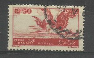  Lebanon - 1946 Grey herons 12.50pi FU