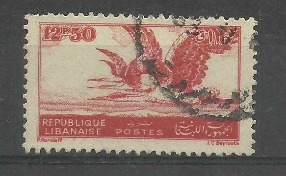  Lebanon - 1946 Grey herons 12.50pi FU