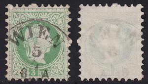 Austria - 1876 - Scott #35 - used - Franz Josef