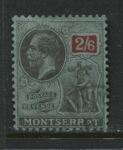 Montserrat KGV 1923 2/6d used