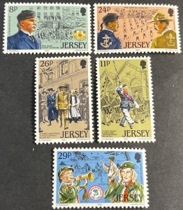 JERSEY # 295-299--MINT NEVER/HINGED--COMPLETE SET--1982