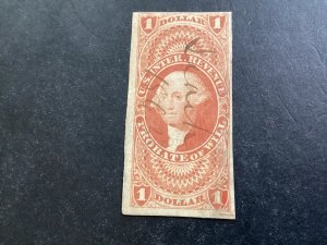 ICOLLECTZONE  US Revenue R76a on piece Very Fine used