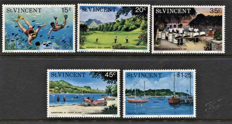 STAMP STATION PERTH Bermuda #430-434 QEII Definitive Set MNH - CV$5.25