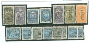 Ecuador #318/560-562/566-570/ Used Single