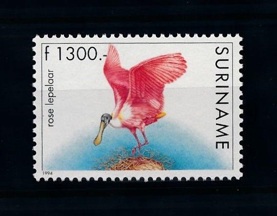 [78383] Surinam Suriname 1994 Birds Vögel Oiseaux Red Pelican  MNH