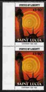 St Lucia 1986 Statue of Liberty Centenary $3.50 similar t...