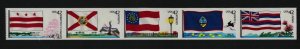 2008 Flags of Our Nation MNH Sc 4287a 3rd in the series - strip of 5 different