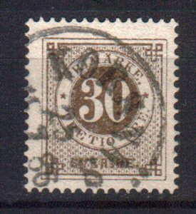 SWEDEN STAMPS . 1872, Sc.#25, USED