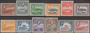 EDSROOM-17141 Antigua 107-118 LH Short Set to 60 Cents Queen Elizabeth CV$35.20