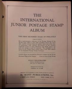 Scott International Worldwide Junior Postage Stamp Album 1840-1940