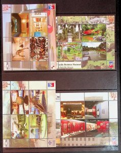 DOMINICAN REP. Sc 1552-57 NH 6 SOUVENIR SHEETS OF 2014 - MUSEUMS