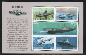 ALLY'S STAMPS US Scott #3373-7 Submarines Souvenir Sheet MNH [W-39b]