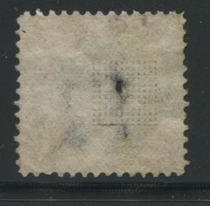 1869 US Stamp #122 90c Used Average Faint Cancel Faults Catalogue Value $1700