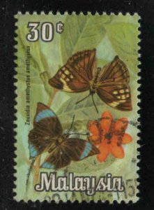 MALAYSIA Scott 67 Used Butterfly stamp