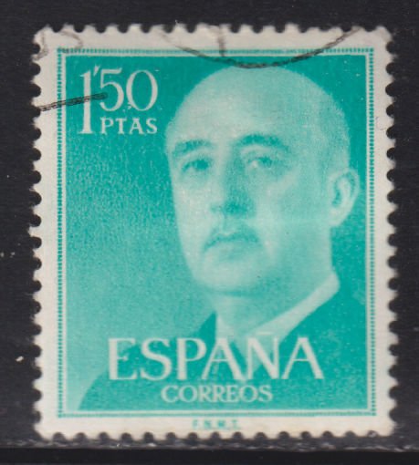 Spain 827 General Francisco Franco 1956