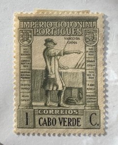 Cape Verde 1938 Scott  234 MH - 1c,  Vasco da Gama, Common design