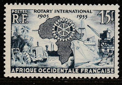 Afrique Occ. Fr (A.O.F)  1955  Scott No. 64  (N**)