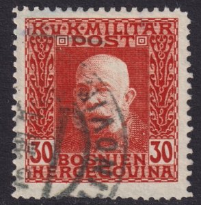 Bosnia & Herzegovina - 1912 - Scott #74 - used - Franz Josef