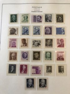 United States Regular Issues 1965 to 1995 - 120 stamps OGNH