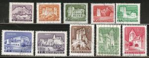 HUNGARY Scott 1282-91 used 1960 stamp set of 10
