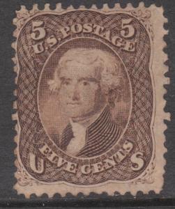 #76 F-VF OG HINGED CV $1400.00 BN4576