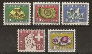 Switzerland 1958 Pro Patria Mint Set