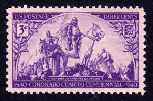 898 Single 3 cent Coronado Expedition MNH 