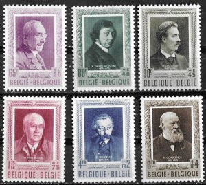 Belgium # B515-20  Belgian Men       (6)   VLH  Unused