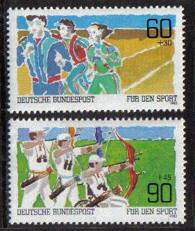 Germany #B598-B599  MNH  1982   Sport promotion fund