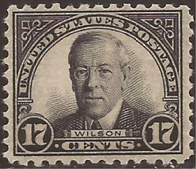 US Stamp - 1931 17c Woodrow Wilson - Perf 10½ x 11 F/VF MNH #697