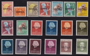 1962 New Guinea Ned. n. 1/19 UNTEA set of 19 values MNH/**