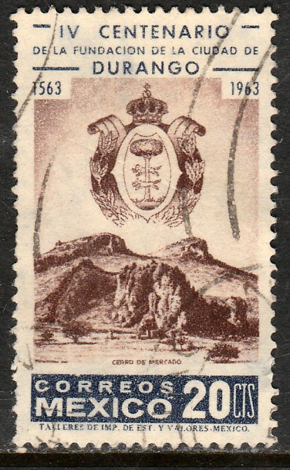 MEXICO 935, 400th Anniversary of the City of Durango USED. VF. (1102)