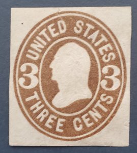 US U60, 1865 cut corner, Mint, Cat. value - $65.00