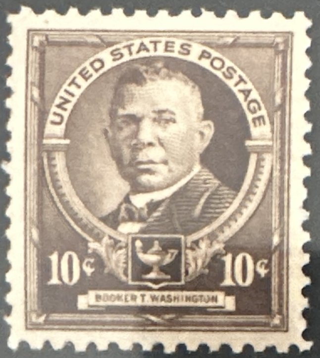 Scott #873 1940 10¢ Famous Americans Booker T. Washington MNH OG XF