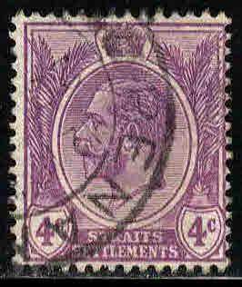 Straits Settlements # 184 ~ Used, HMR