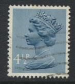 GB Machin 4½p  SG X865  Scott MH49 Used  please read details