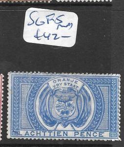 ORANGE FREE STATE  (PP3005B)  POSTAL FISCAL  1/6  SG F5   MOG