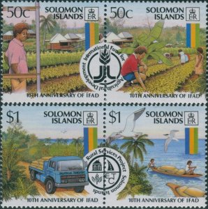 Solomon Islands 1988 SG614-617 Agricultural Development set MNH