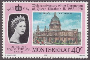 Montserrat 385 25th Anniversary of Coronation 1978