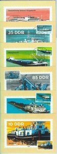 83634 - GERMANY DDR - Postal History - Set of 6  MAXIMUM CARDS - Ships  1981