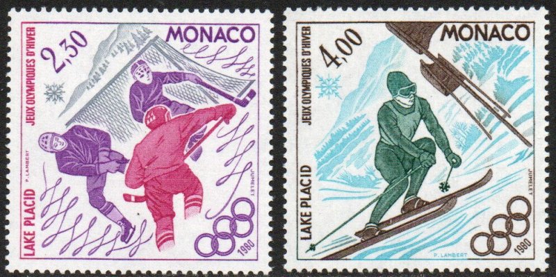 Monaco Sc #1225-1226 MNH
