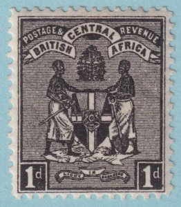BRITISH CENTRAL AFRICA 21  MINT HINGED OG * NO FAULTS VERY FINE! - SQC